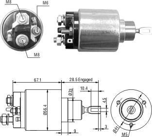 BB2339303206 ASTRA 16V, VECTRA 16V, ZAFIRA 2.0 16V (PARTIDA 0001107034 / 0001107045)  - ZM 1.473