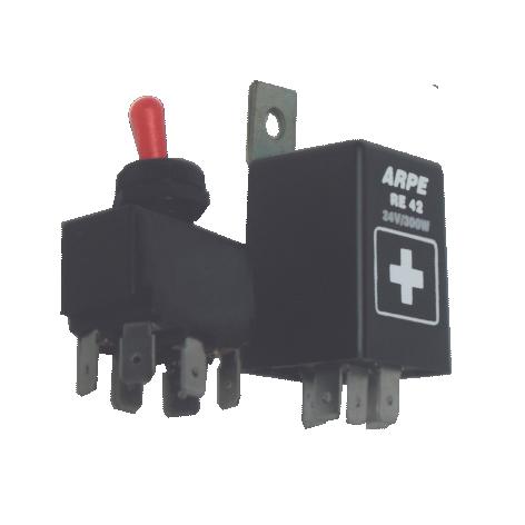 24V - 5 TERM ALTERNADOR FAROIS/ PISCA - RE 42