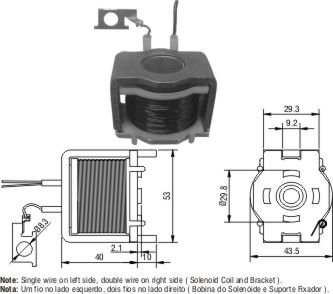 12V NIPPONDENSO 1.2 / 1.4 / 1.8KW OSGR STARTER - ZM 421